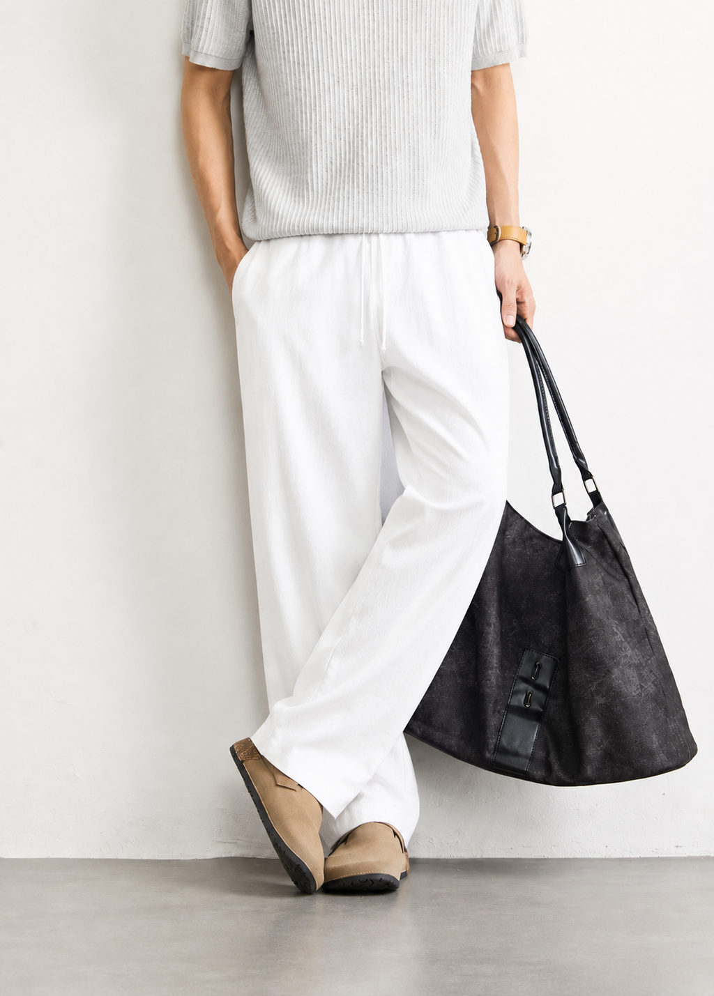 Linen Straight Pants