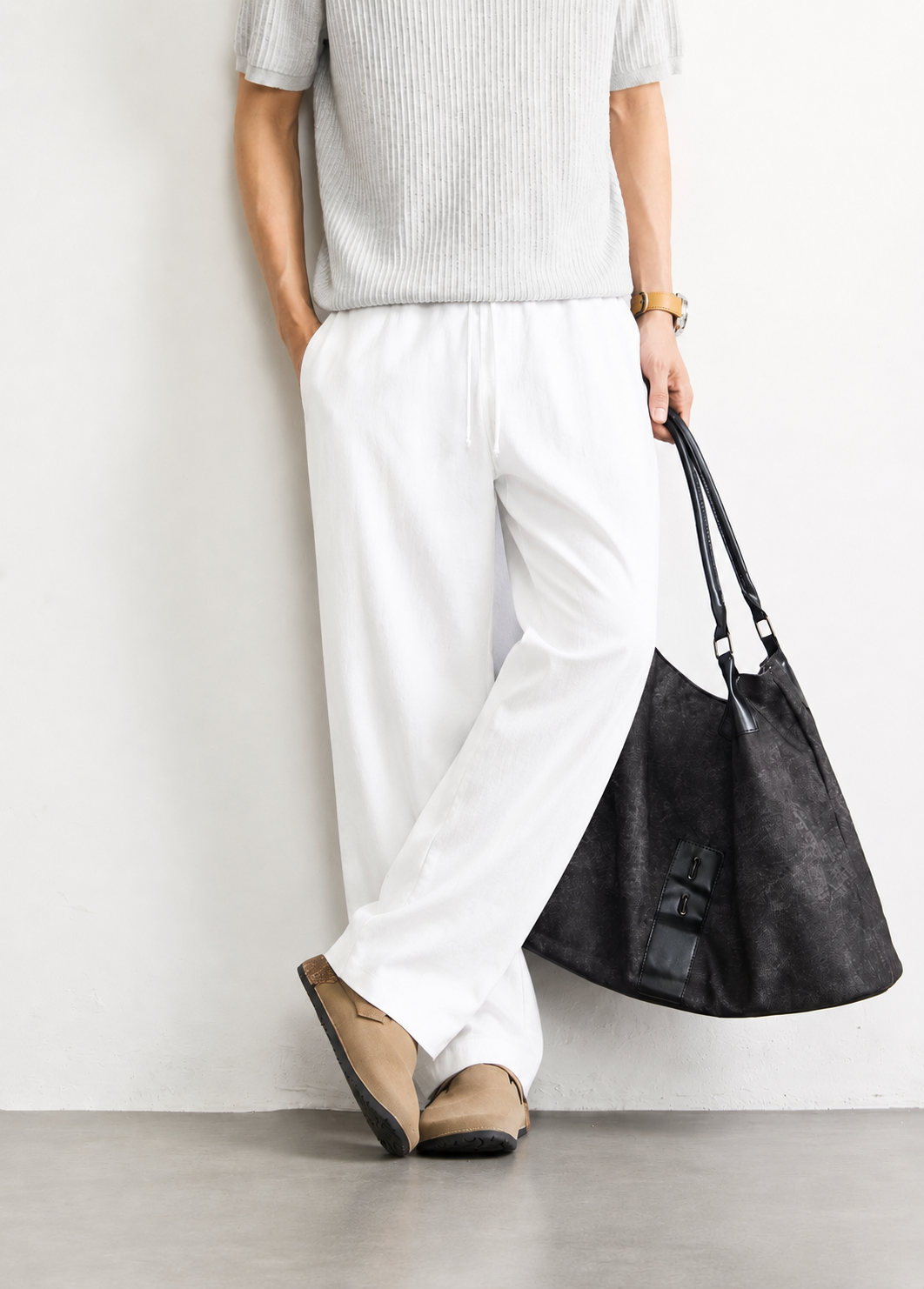 Linen Straight Pants