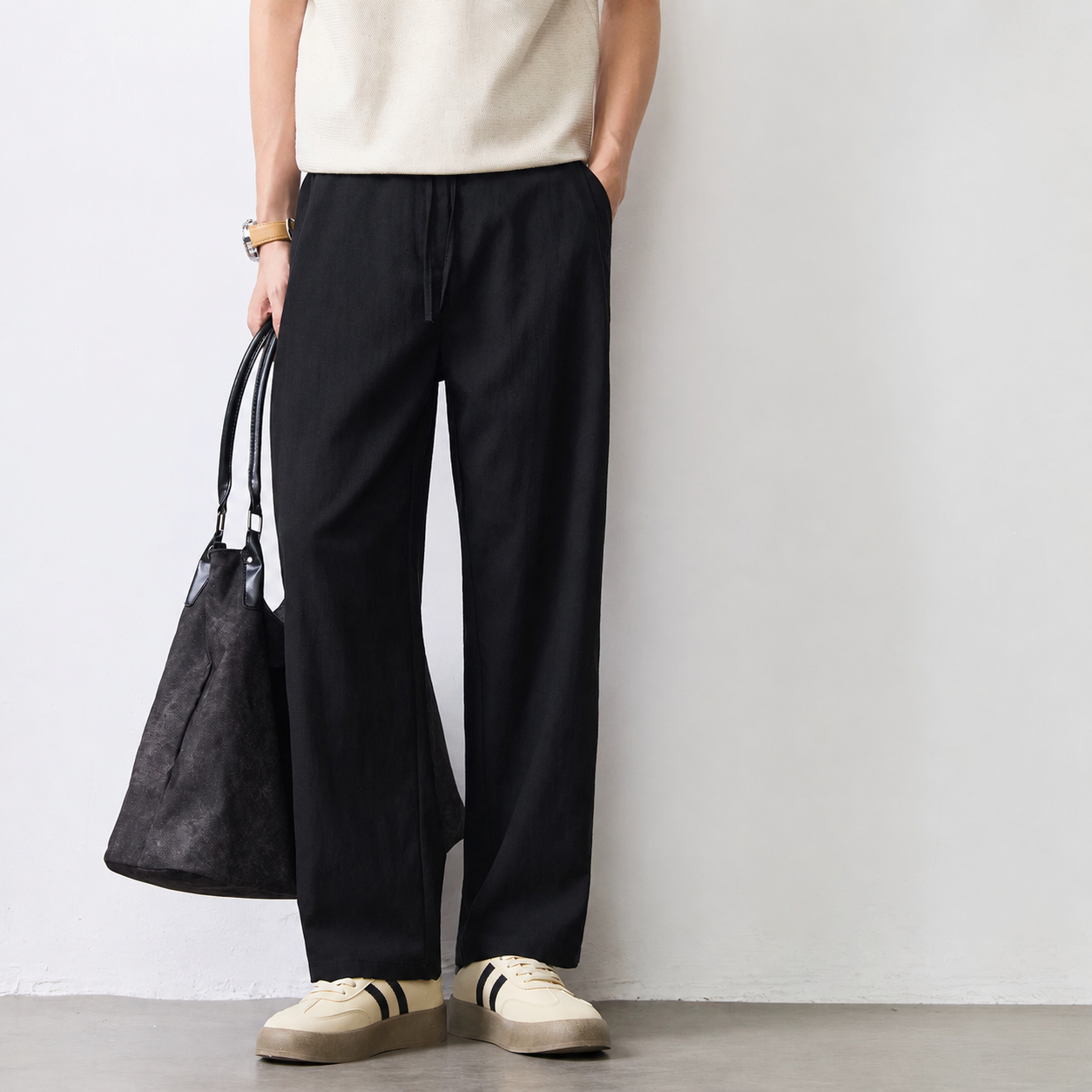 Linen Straight Pants