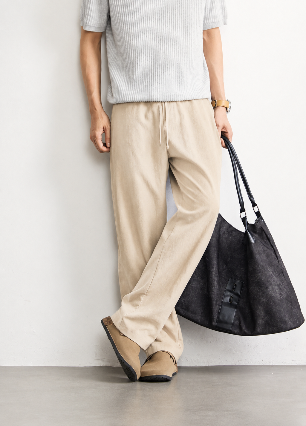 Linen Straight Pants